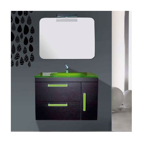 Mueble Bañera Wengué